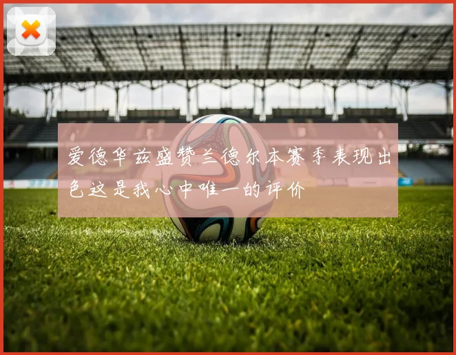 爱德华兹盛赞兰德尔本赛季表现出色这是我心中唯一的评价